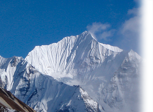 sommet au Népal